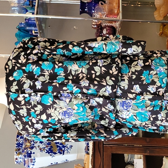 Vintage 1980s Floral Cottagecore Midi Dress - Picture 6 of 10